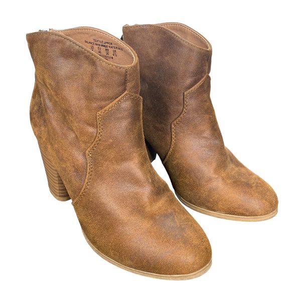 Route 66 Zanna Brown Ankle Booties - Size 8 - Picture 2 of 7